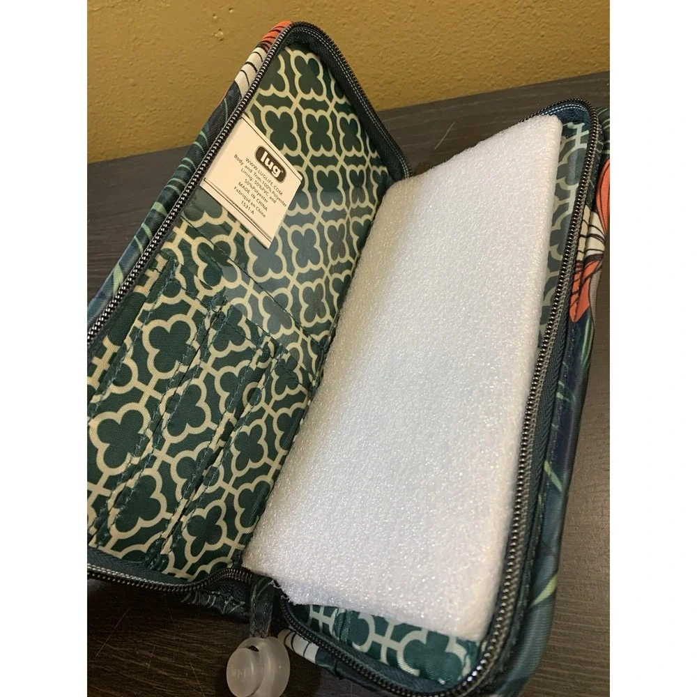 Lug Foldable Cosmetic Brush‎ Organizer Sleeper Lily Teal
